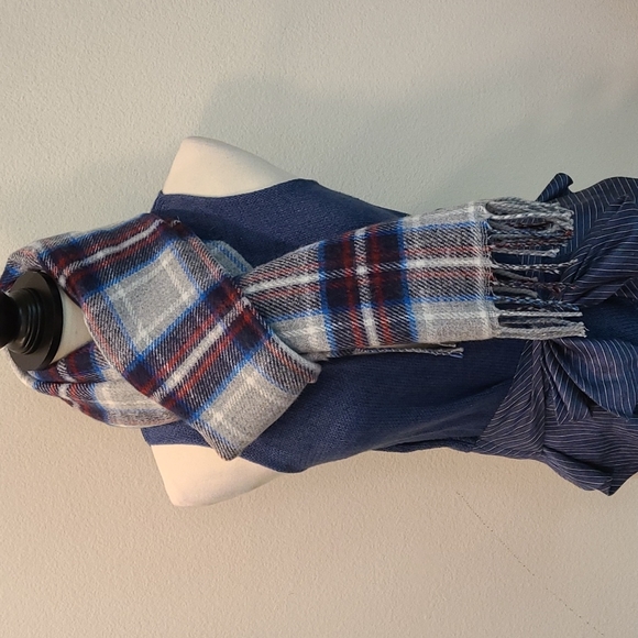 Aeropostale NWT plaid fringe blanket scarf - Picture 3 of 15